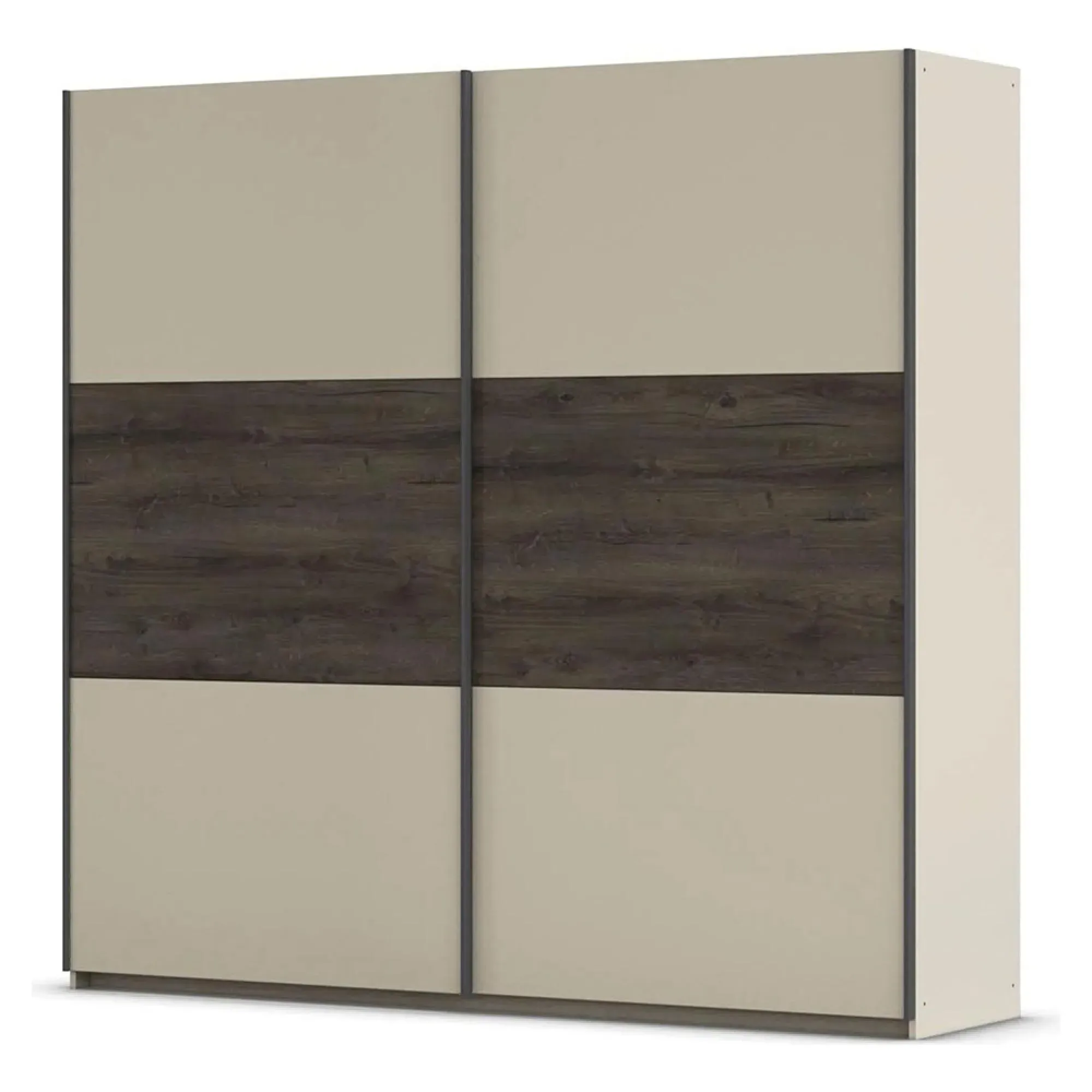 Marbella 218cm 2 Door Sliding Wardrobe - Champagne