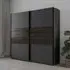 Marbella 218cm 2 Door Sliding Wardrobe with Extras - Grey