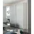Memphis 181cm 2 Door Sliding Wardrobe - Silk Grey, White