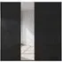 Miramar 2 Door Sliding Wardrobe - Black, Glass