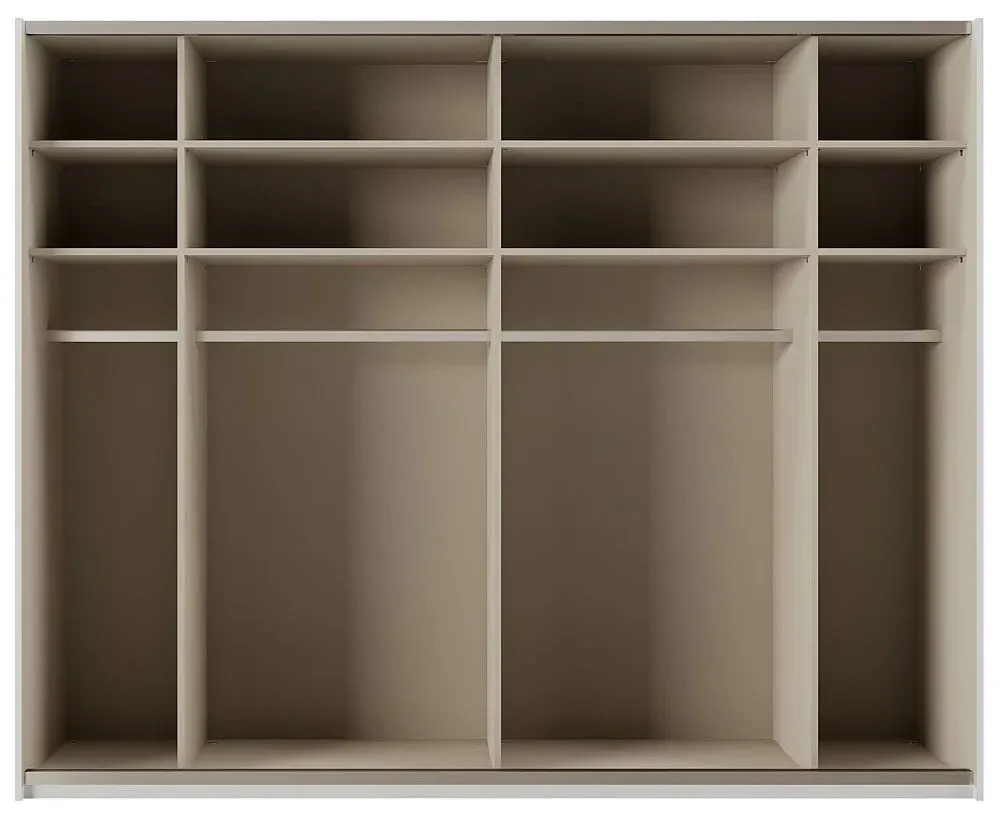 Miramar 2 Door Sliding Wardrobe - Black, Glass