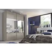 Miramar 2 Door Sliding Wardrobe - Silk Grey