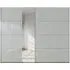 Miramar 2 Door Sliding Wardrobe - Silk Grey, Glass