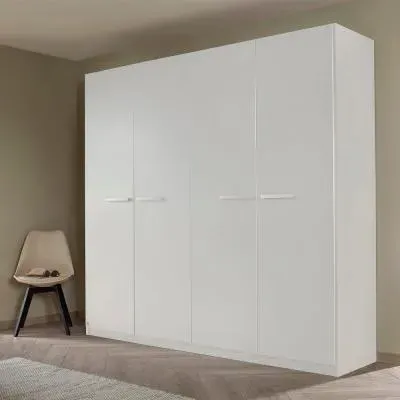 Modi 4 Door Wardrobe - Alpine White