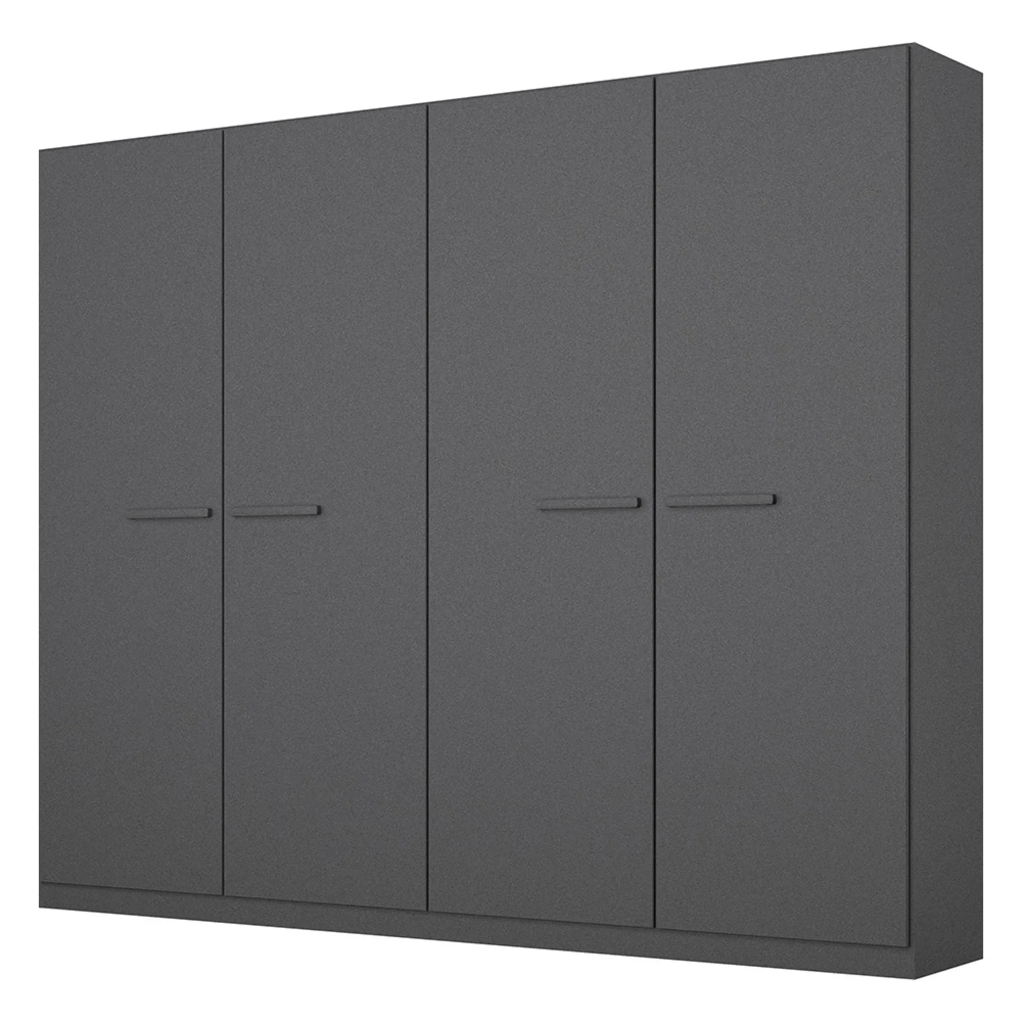 Modi 4 Door Wardrobe - Metallic Dark Grey