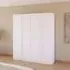 Monostar 4 Door Wardrobe - Alpine White