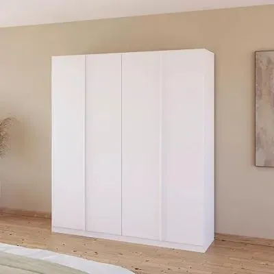 Monostar 4 Door Wardrobe - Alpine White image