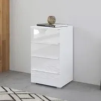 Monostar 4 Drawer Chest - Alpine White