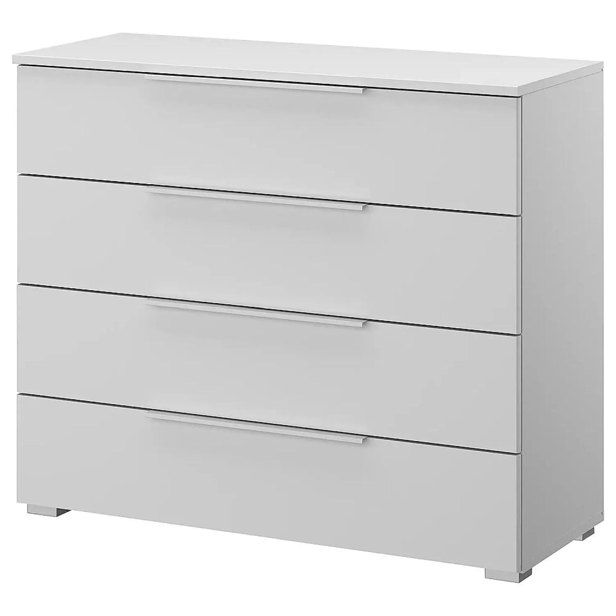 Monostar 4 Drawer Wide Chest - Alpine White