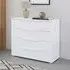 Monostar 4 Drawer Wide Chest - Alpine White