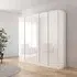 Monostar 5 Door Wardrobe - Alpine White