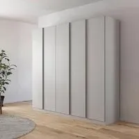 Monostar 5 Door Wardrobe - Silk Grey