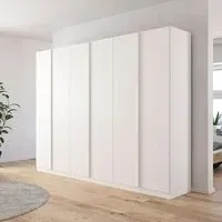 Monostar 6 Door Wardrobe - Alpine White