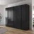 Monostar 6 Door Wardrobe - Metallic Dark Grey