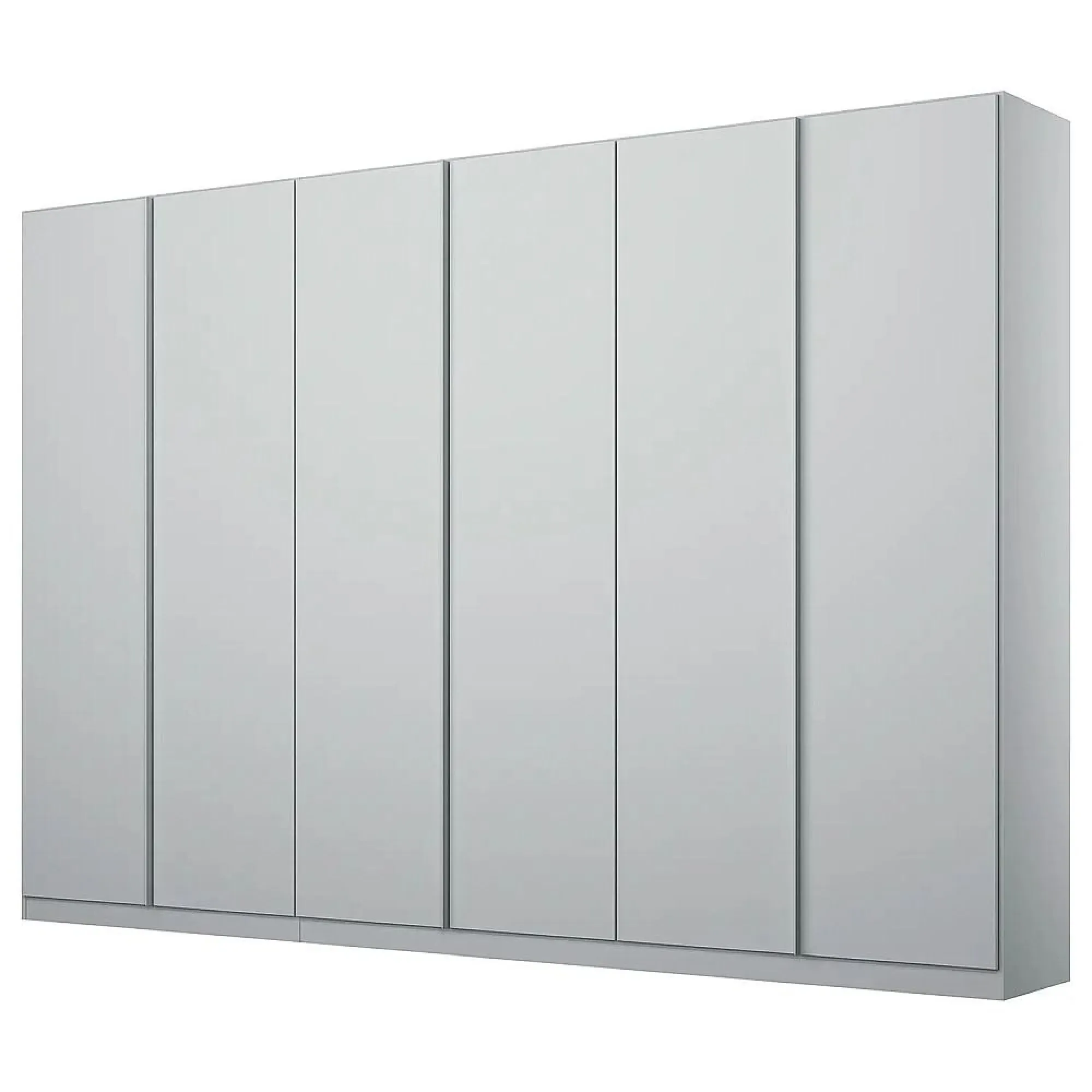 Monostar 6 Door Wardrobe - Silk Grey