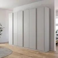Monostar 6 Door Wardrobe - Silk Grey