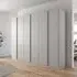 Monostar 6 Door Wardrobe - Silk Grey