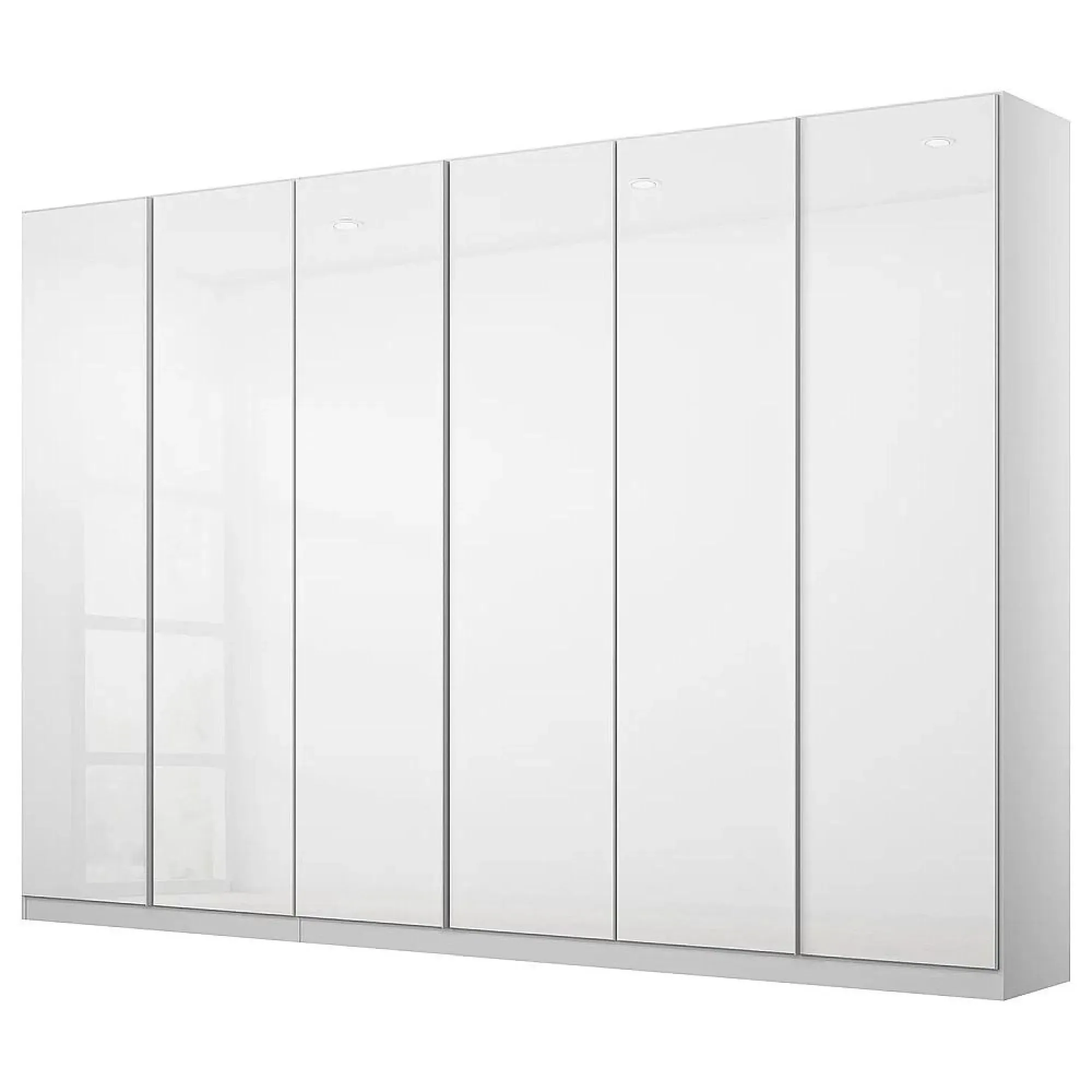 Monostar 6 Door Wardrobe with Extras - Alpine White