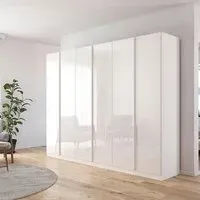 Monostar 6 Door Wardrobe with Extras - Alpine White