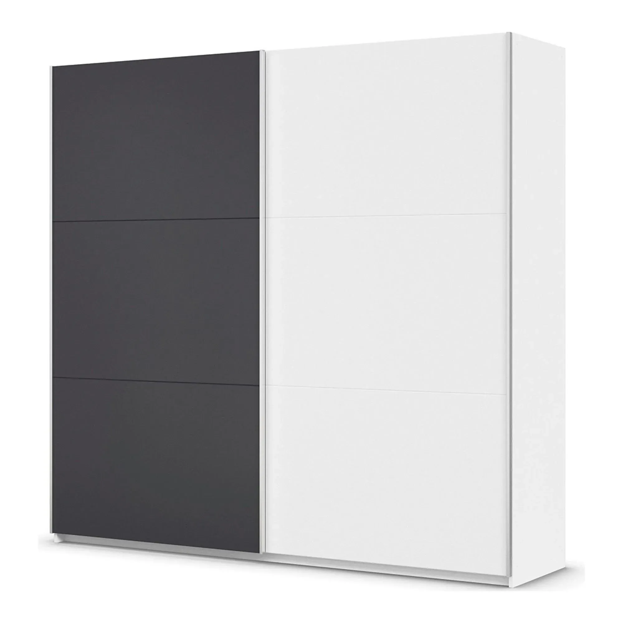 Monza 218cm 2 Door Sliding Wardrobe - Alpine White