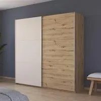 Monza 218cm 2 Door Sliding Wardrobe - Artisan Oak