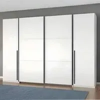 Mood 268cm 4 Door Wardrobe - Alpine White