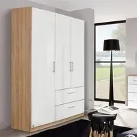 Morella 3 Door Wardrobe with Drawer - Sonoma Oak