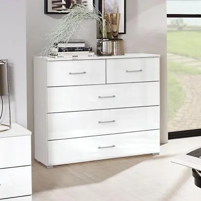 Morella 3+2 Drawer Chest - Alpine White image