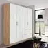 Morella 4 Door Wardrobe with Drawer - Sonoma Oak