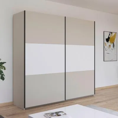 Neo 218cm 2 Door Sliding Wardrobe - Champagne