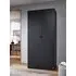 Ontario 2 Door Wardrobe - Metallic Grey