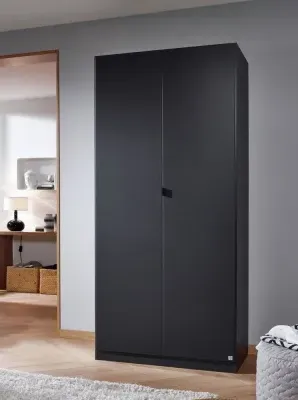 Ontario 2 Door Wardrobe - Metallic Grey image