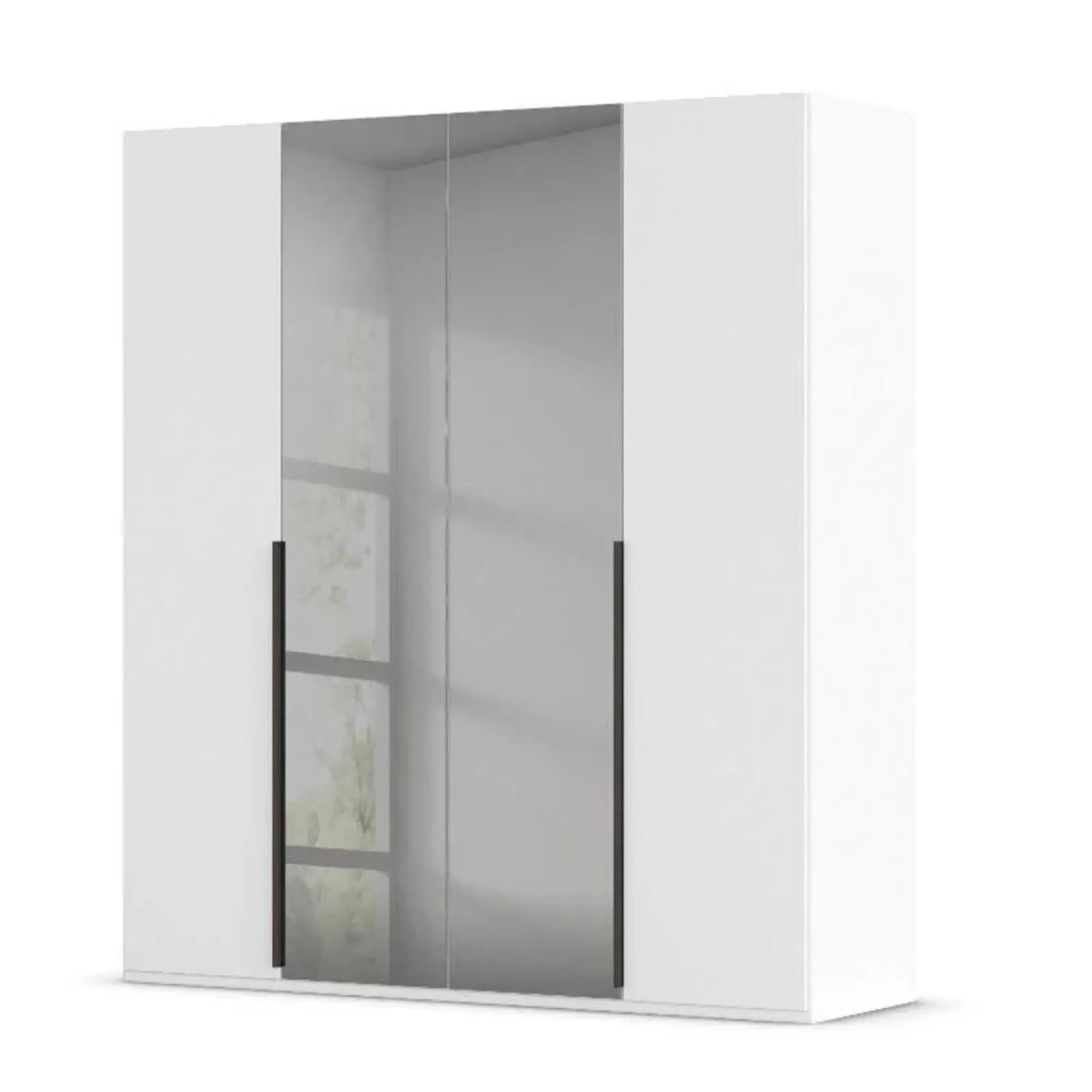 Paola 4 Door Wardrobe - Alpine White, Glass