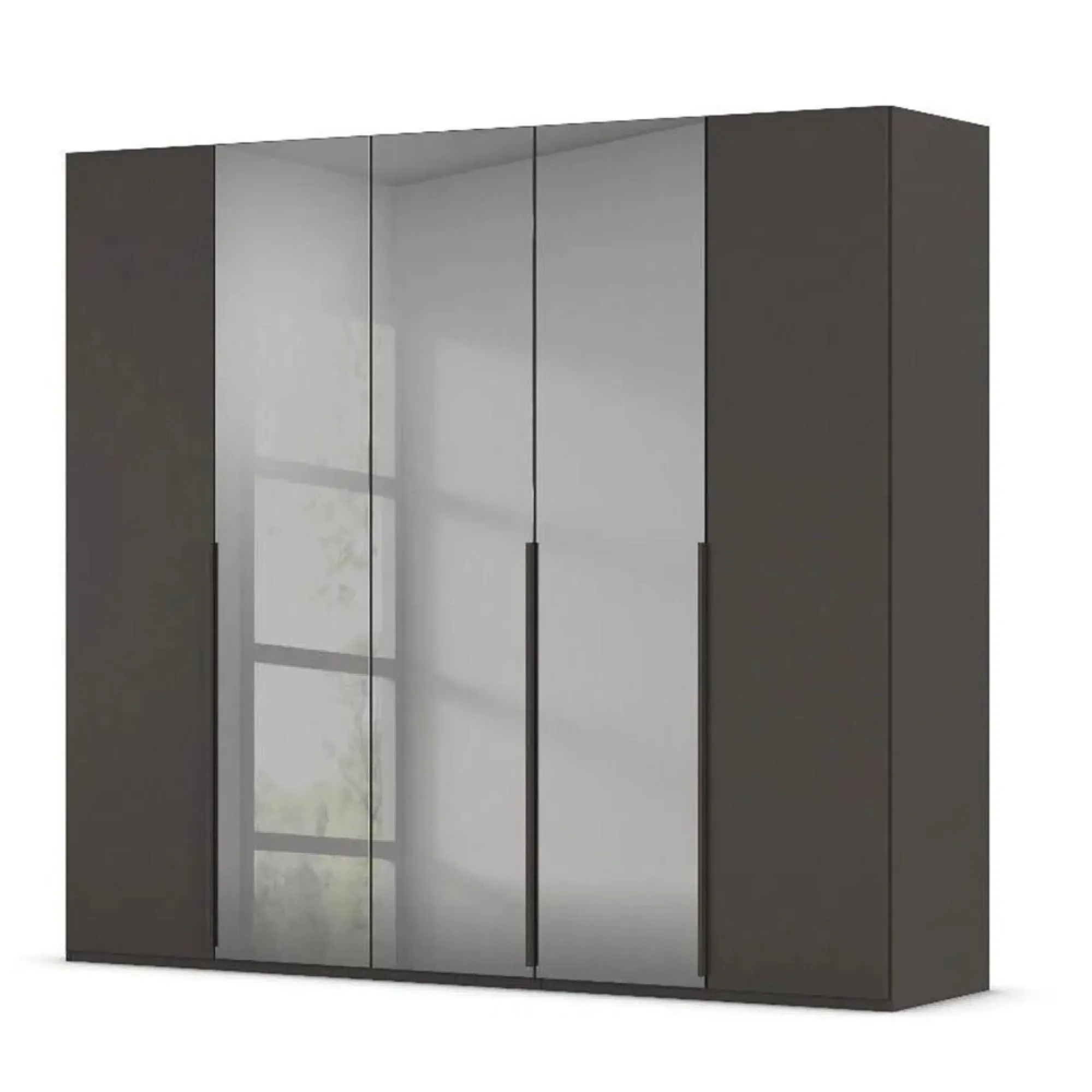 Paola 5 Door Wardrobe - Graphite