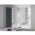 Quadra 2 Door Mirror Sliding Wardrobe - Silk Grey, Basalt Glass