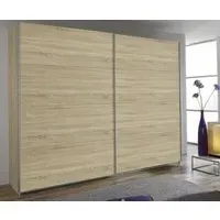 Quadra 2 Door Sliding Wardrobe - Sonoma Oak