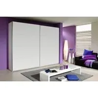 Quadra 2 Door Sliding Wardrobe - White