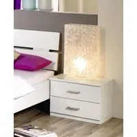 Quadra Bedside Cabinet with Drawers