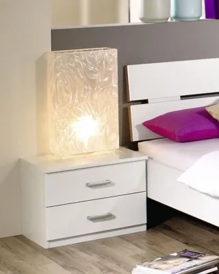 Quadra Bedside Cabinet with Drawers