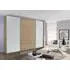 Quadra Sliding Wardrobe with Decor Front - MDF, Chipboard