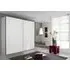 Quadra Sliding Wardrobe with Full Glass Front - MDF