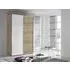 Quadra Sliding Wardrobe with Gloss and Decor Front - MDF