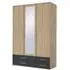 Rasant 3 Door Combi Wardrobe with 4 Drawers - Sonoma Oak