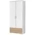 Rasant Extra 2 Door Wardrobe with Drawer - Alpine White