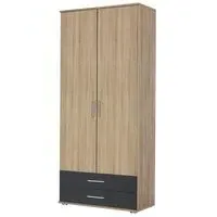 Rasant Extra 2 Door Wardrobe with Drawer - Sonoma Oak