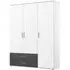 Rasant Extra 3 Door Wardrobe with 2 Drawers - Alpine White