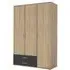 Rasant Extra 3 Door Wardrobe with 2 Drawers - Sonoma Oak
