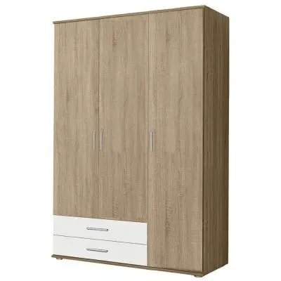 Rasant Extra 3 Door Wardrobe with 2 Drawers - Sonoma Oak