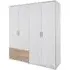 Rasant Extra 4 Door Wardrobe with 2 Drawers - Alpine White