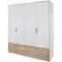 Rasant Extra 4 Door Wardrobe with 4 Drawers - Alpine White